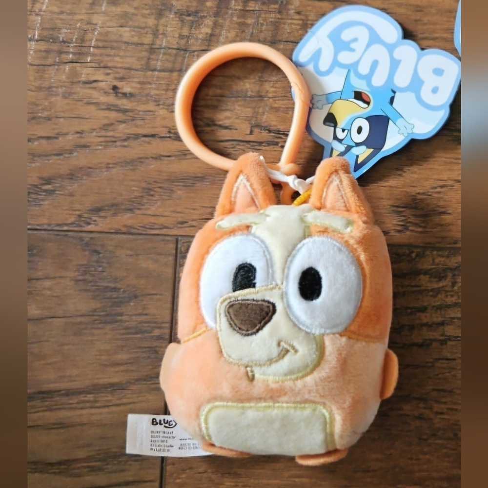Bingo mini plush keychain NWT